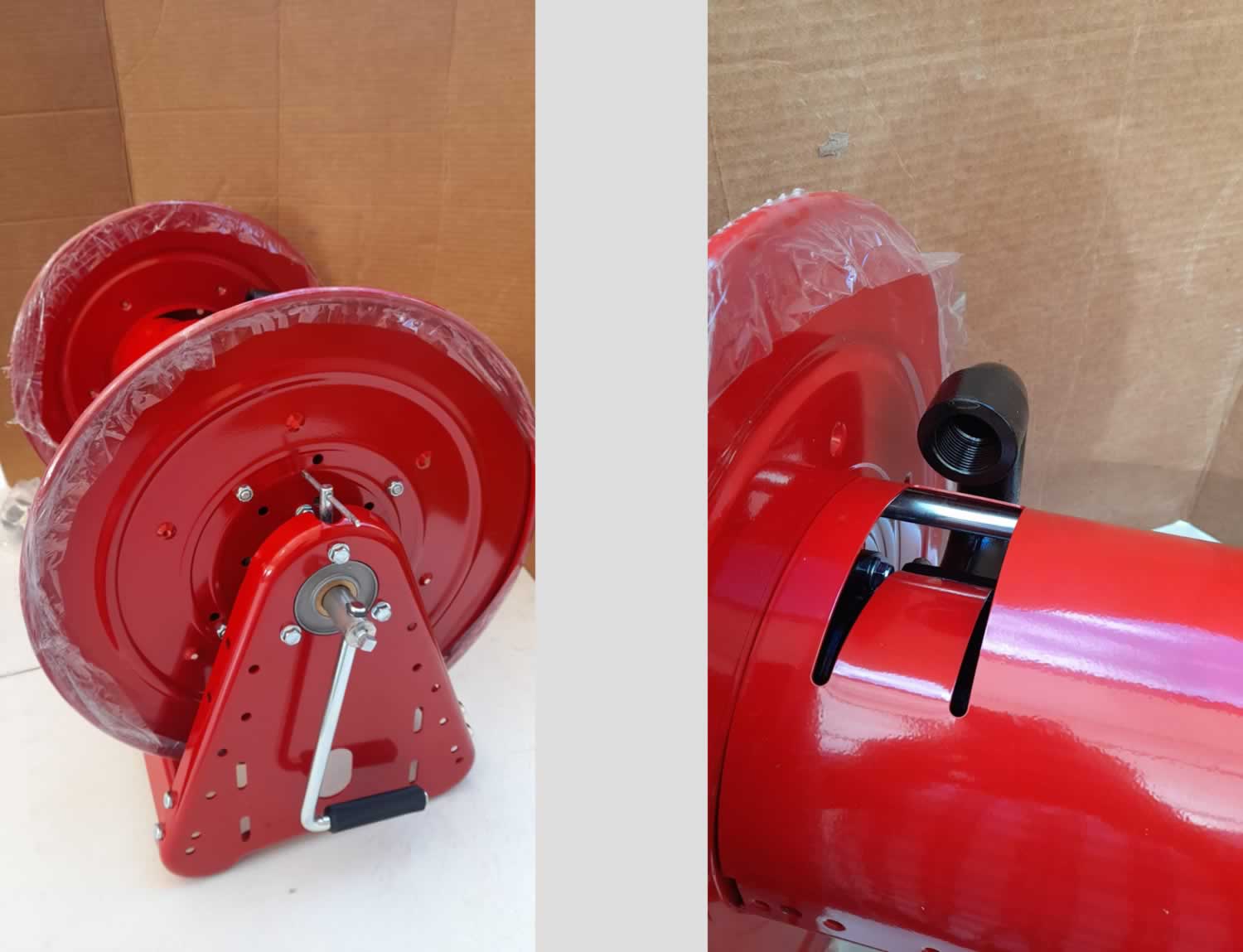 Carrete de manguera con manivela manual CH37118 M