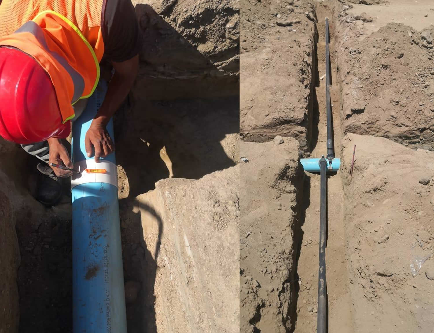 Instalación de Silletas Tubería 6x2”