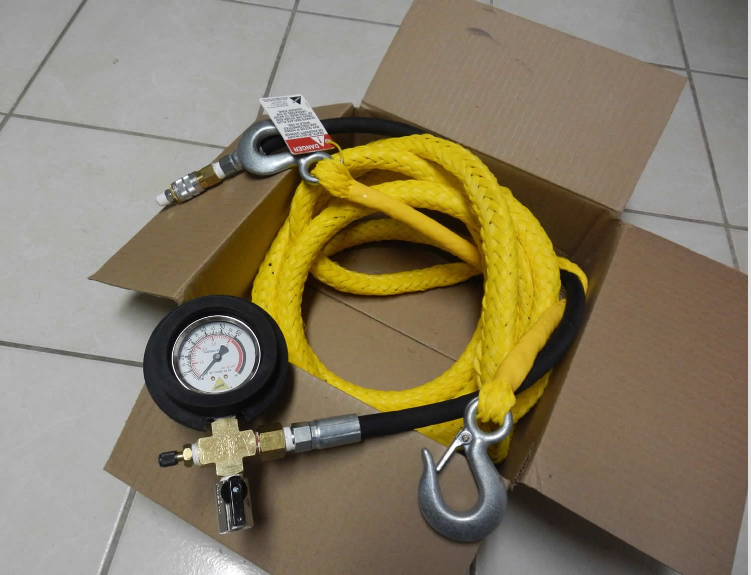 Manguera con Manómetro Poly Lift Lines