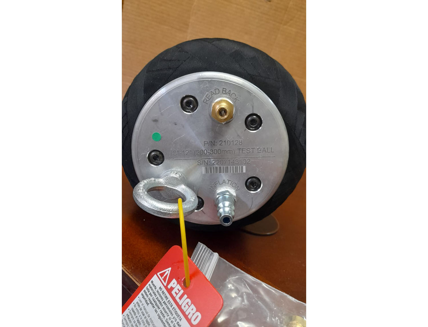 Tapón Inflable I Serie Test Ball 8-12